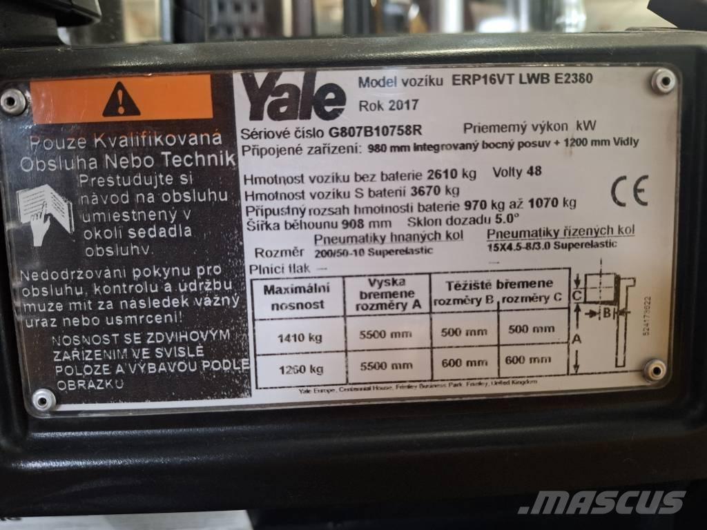 Yale ERP 16 VT Carrelli elevatori elettrici