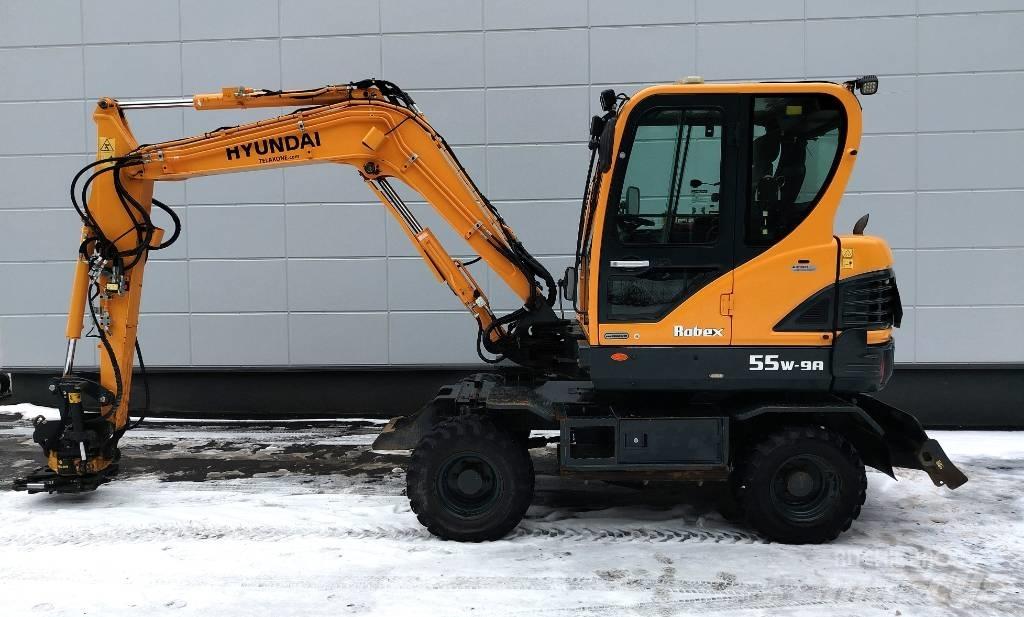 Hyundai 55W-9a Escavatori gommati