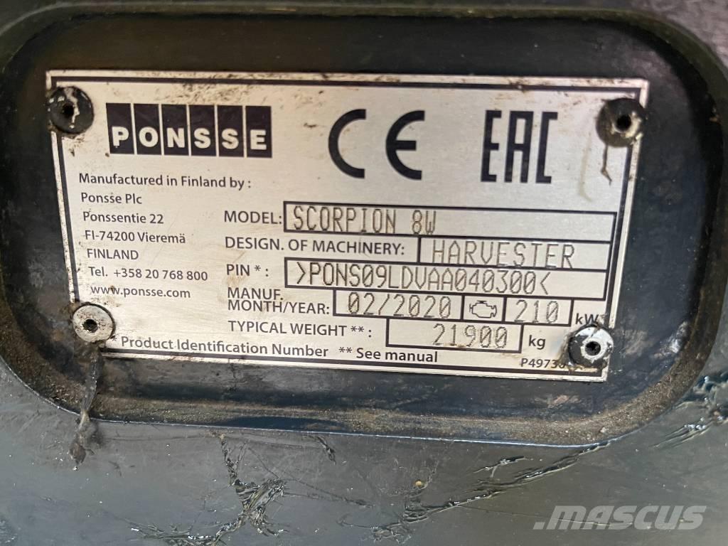 Ponsse Scorpion Abbattitrici, Disboscatrici