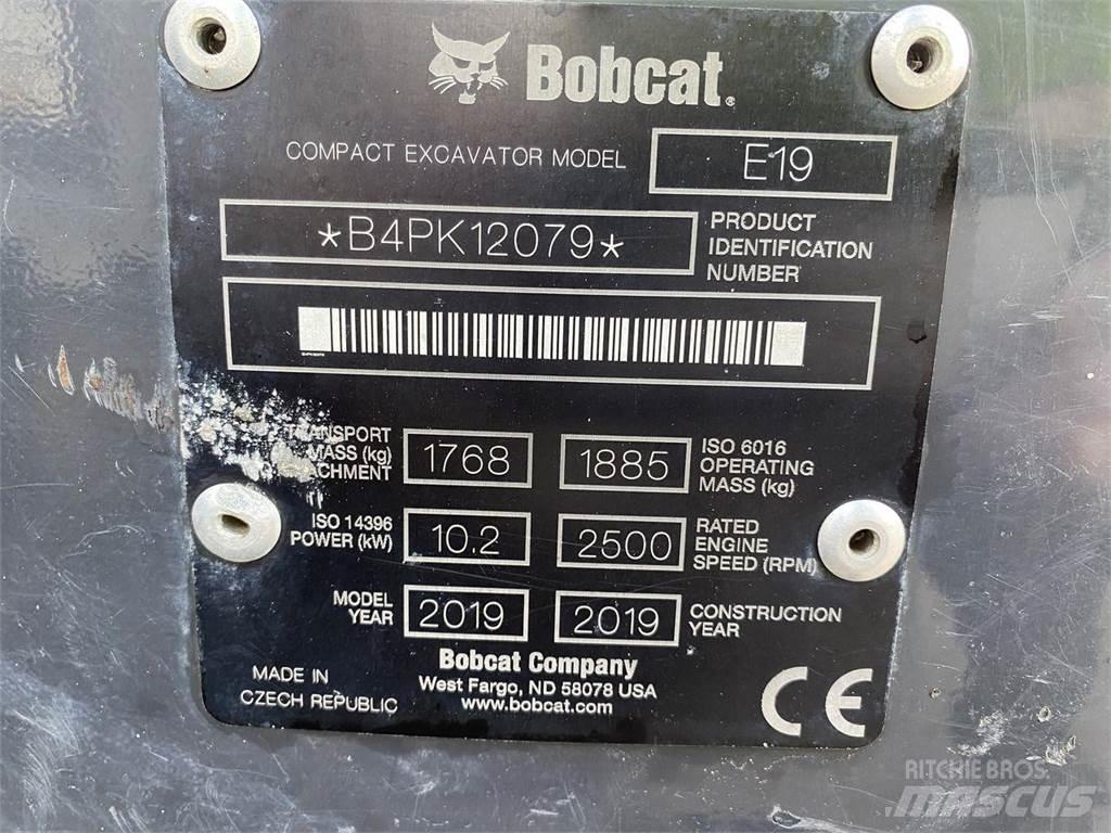 Bobcat E19 Escavatori gommati