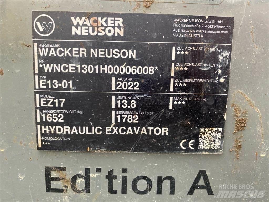 Wacker Neuson EZ17 Escavatori cingolati