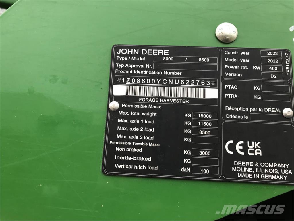 John Deere 8600 Trince semoventi