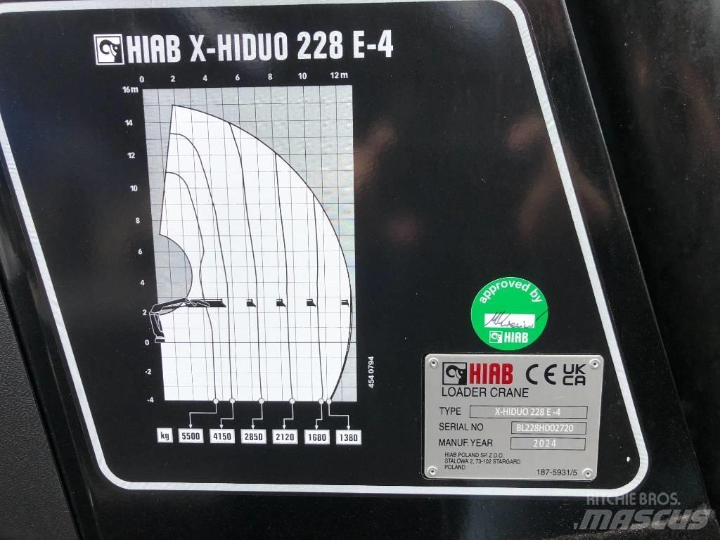 HIAB X-HiDuo 228 E-4 Gru da carico