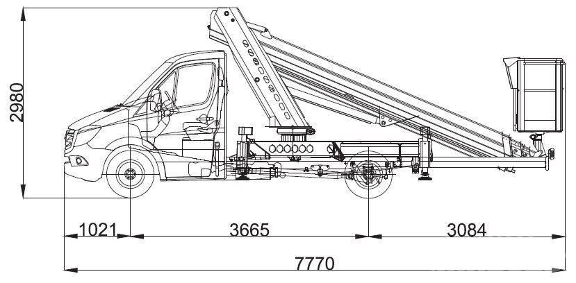 Ruthmann Ecoline 230 Piattaforme autocarrate