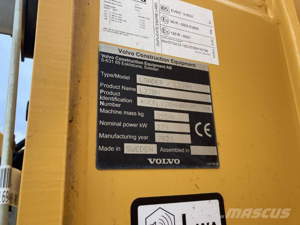 Volvo L 220 H Pale gommate