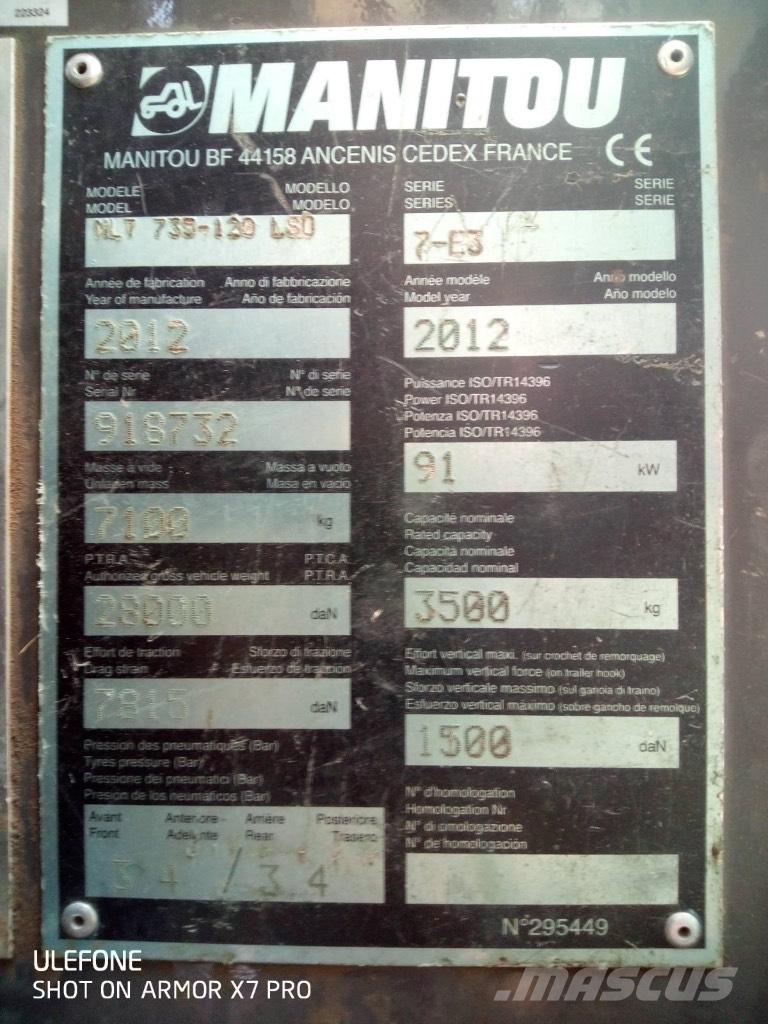 Manitou 735 LSU Sollevatori telescopici per agricoltura