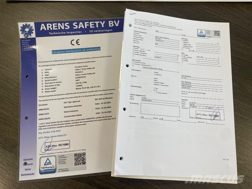 Jekko SPD 265 C  SOLD Mini gru