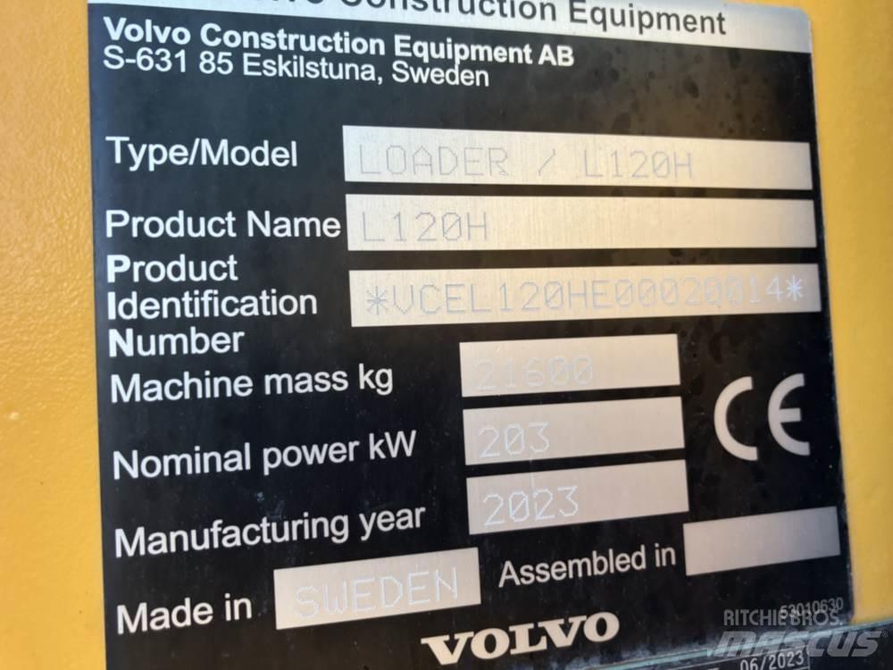 Volvo L120H Pale gommate
