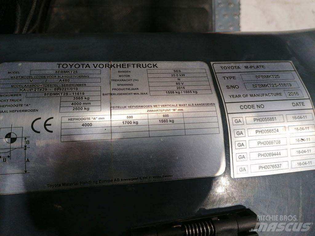 Toyota 8FBMKT25 Carrelli elevatori elettrici