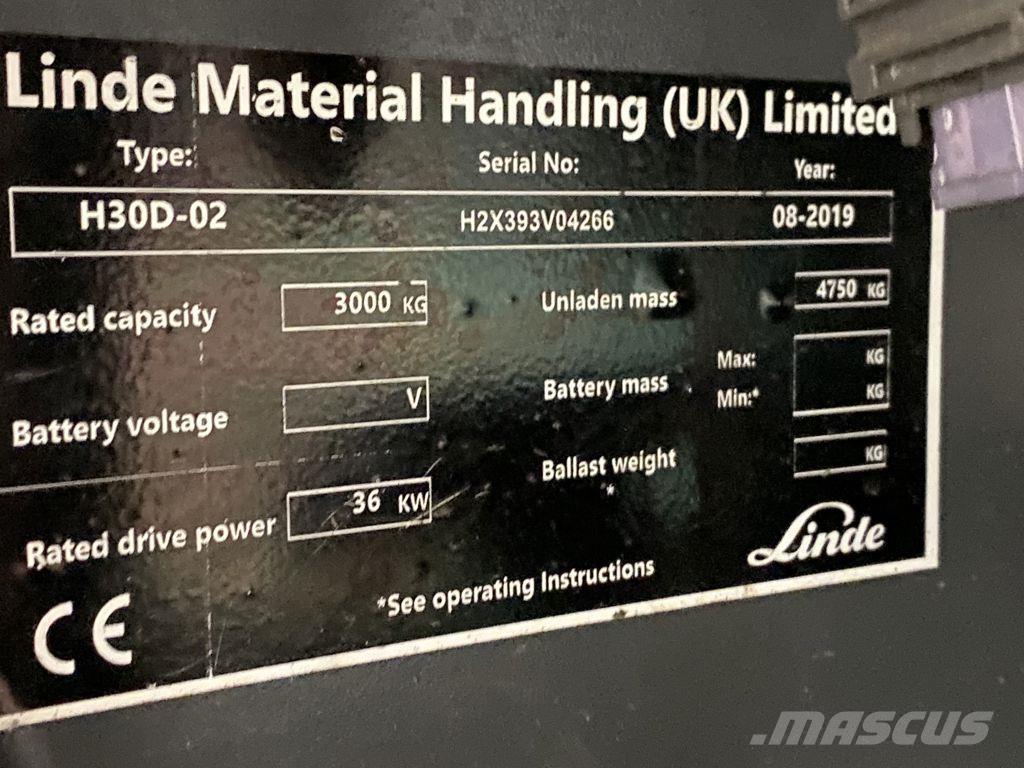 Linde H30D-02 Carrelli elevatori diesel