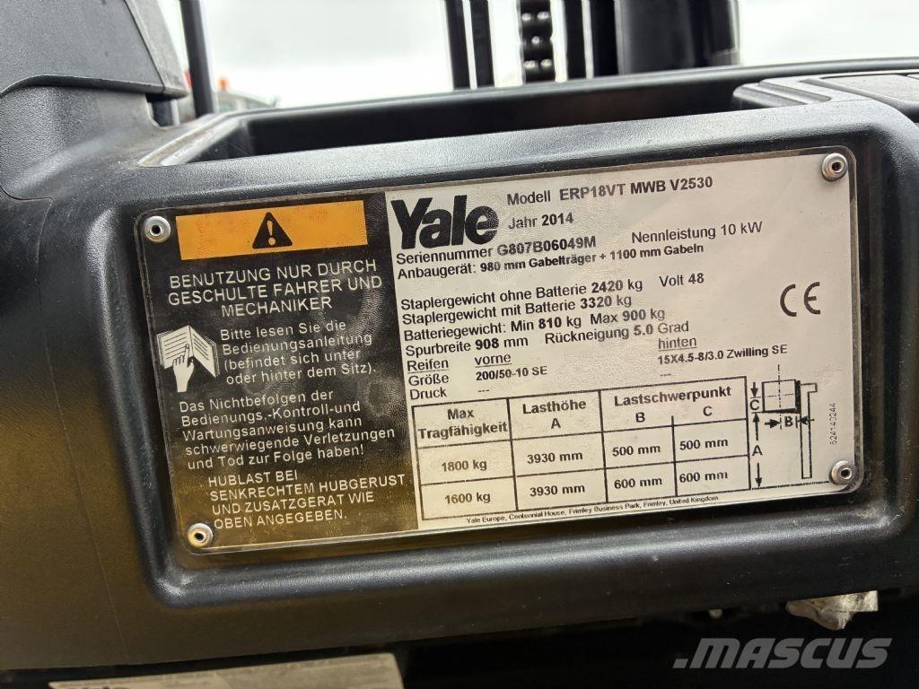 Yale ERP 18VT Carrelli elevatori elettrici