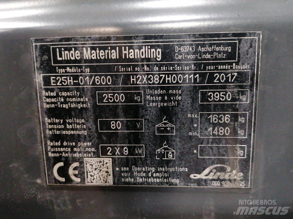 Linde E25H-01/600 Carrelli elevatori elettrici