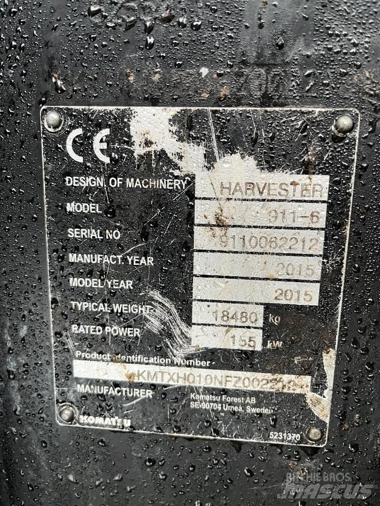 Komatsu 911.6 Abbattitrici, Disboscatrici
