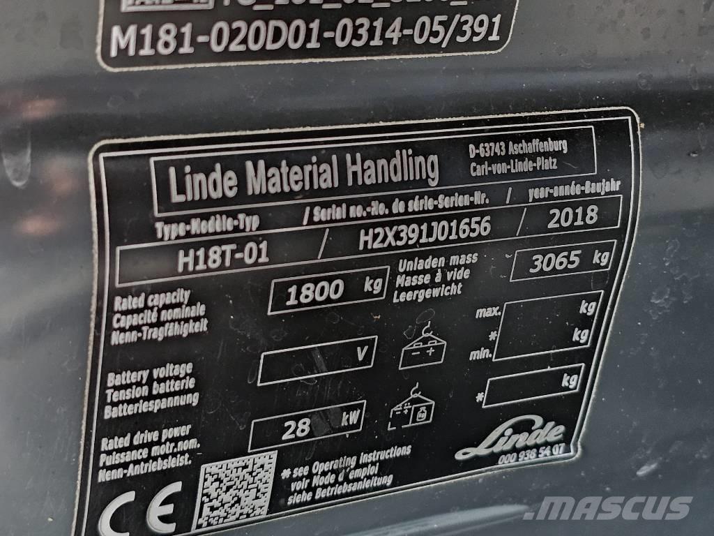 Linde H18T-01 Carrelli elevatori GPL