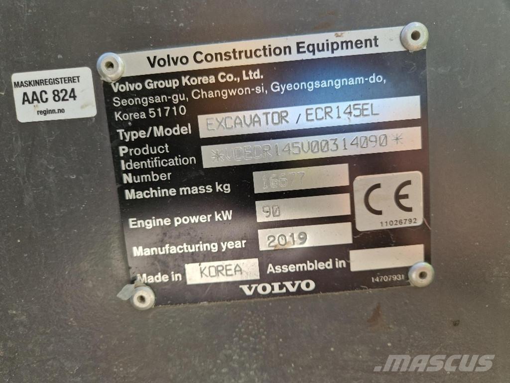 Volvo ECR145EL Escavatori speciali