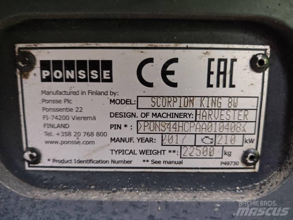 Ponsse Scorpion King Abbattitrici, Disboscatrici