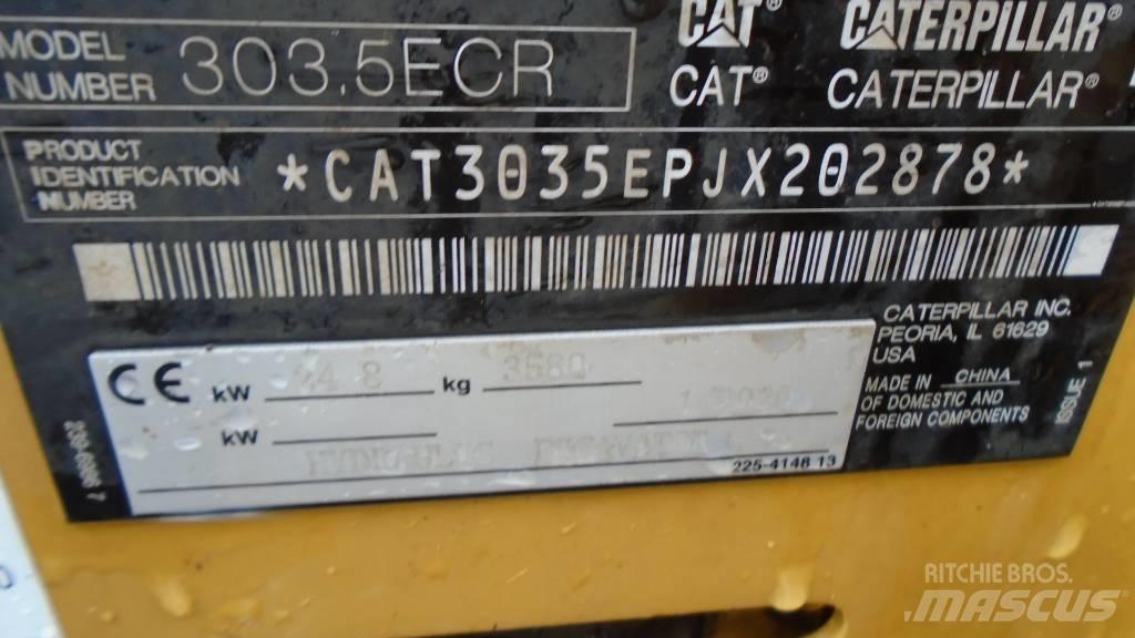 CAT 303.5 E CR Miniescavatori