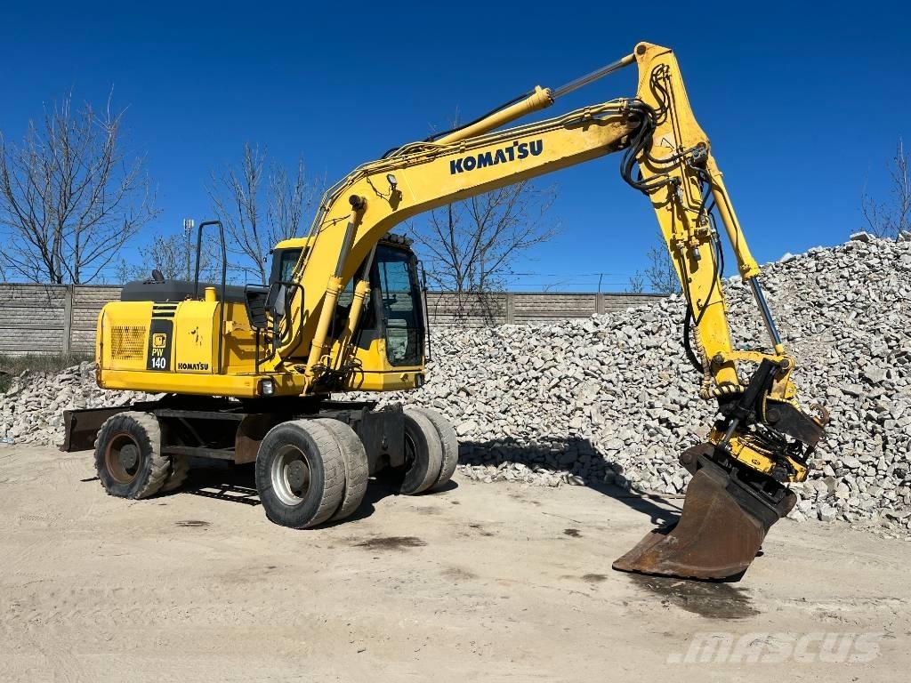 Komatsu PW 140-7 Escavatori gommati