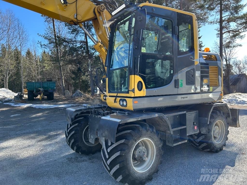 Komatsu PW148 -10 Escavatori gommati