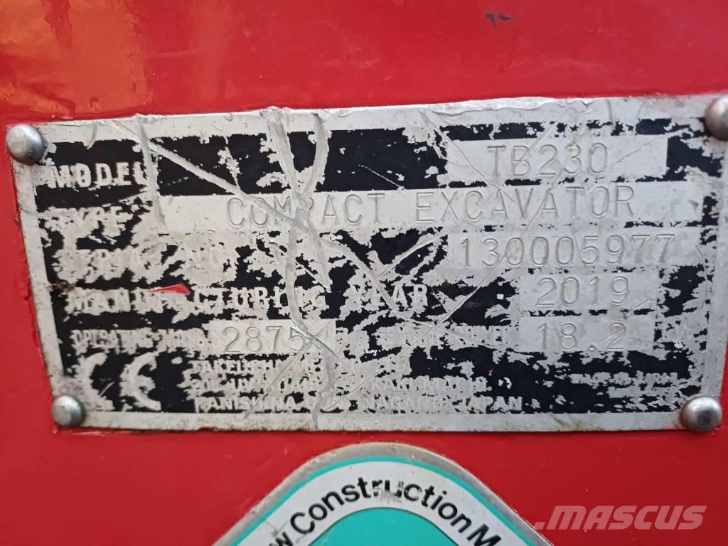 Takeuchi TB 230 Miniescavatori