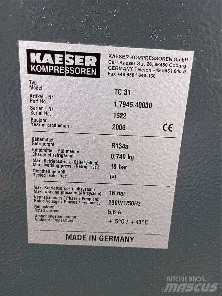 Kaeser TC31 Compressori