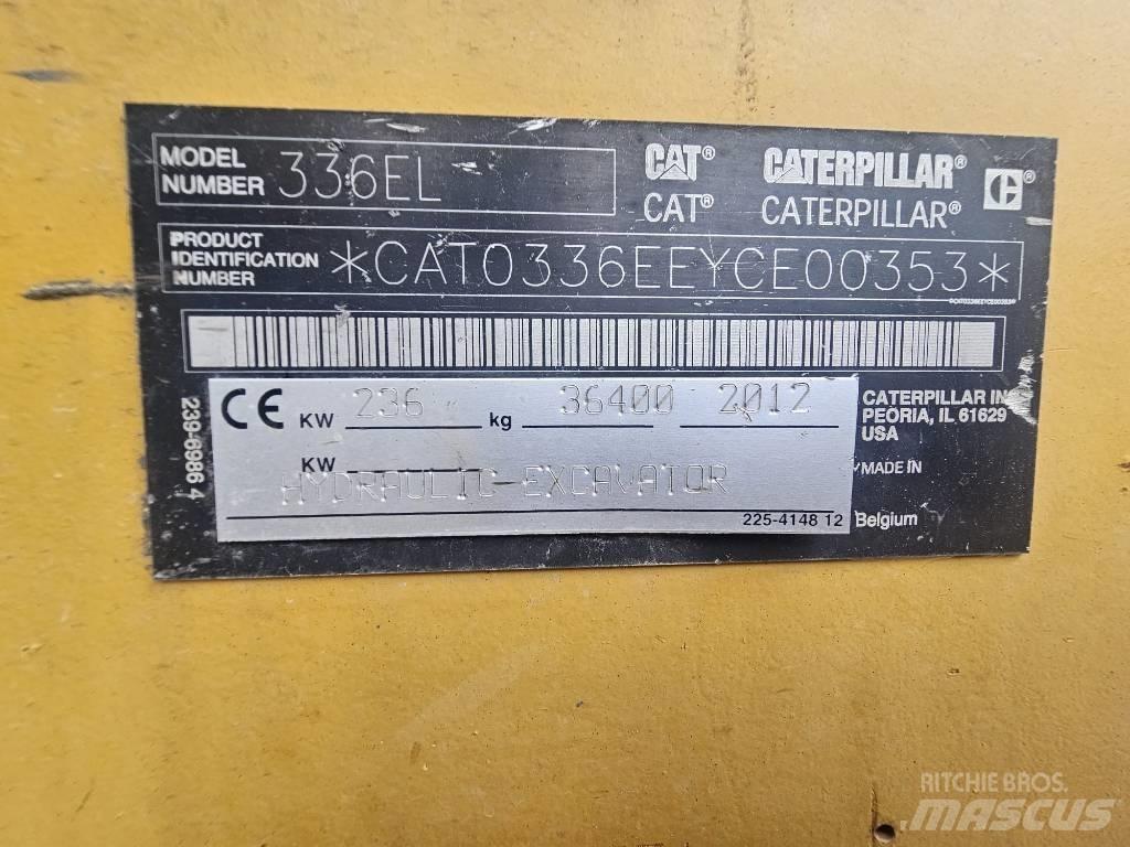 CAT 336EL / 330 336FL Escavatori cingolati