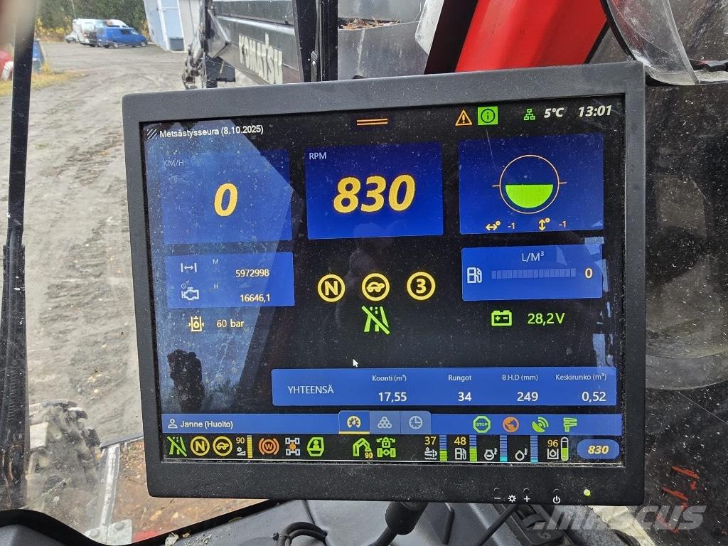 Komatsu 911.7 Abbattitrici, Disboscatrici