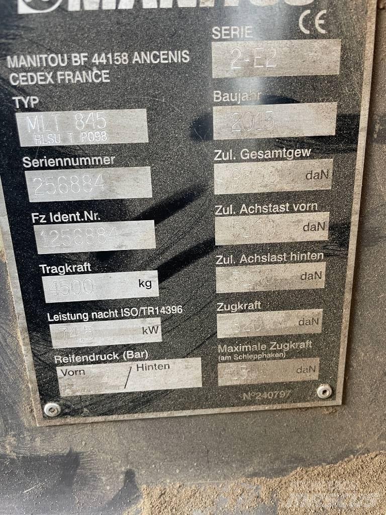 Manitou MLT 845 Sollevatori telescopici per agricoltura