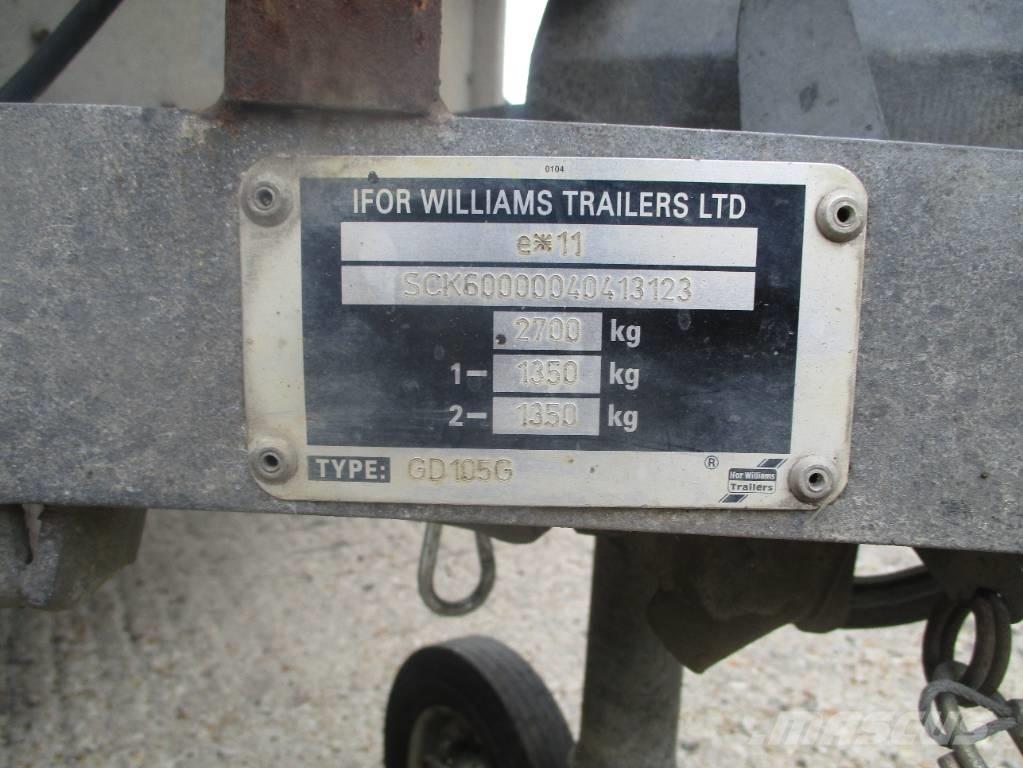Ifor Williams GD105G Rimorchi con sponde ribaltabili