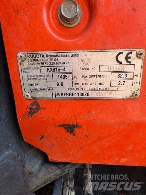 Kubota KX 015-4 Miniescavatori