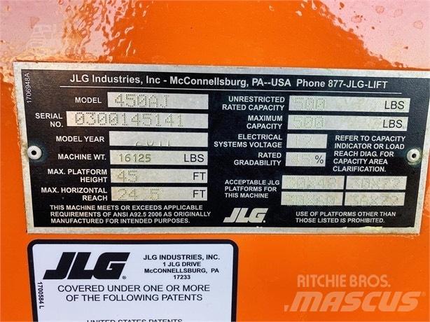 JLG 450 AJ II Piattaforme a braccio articolato