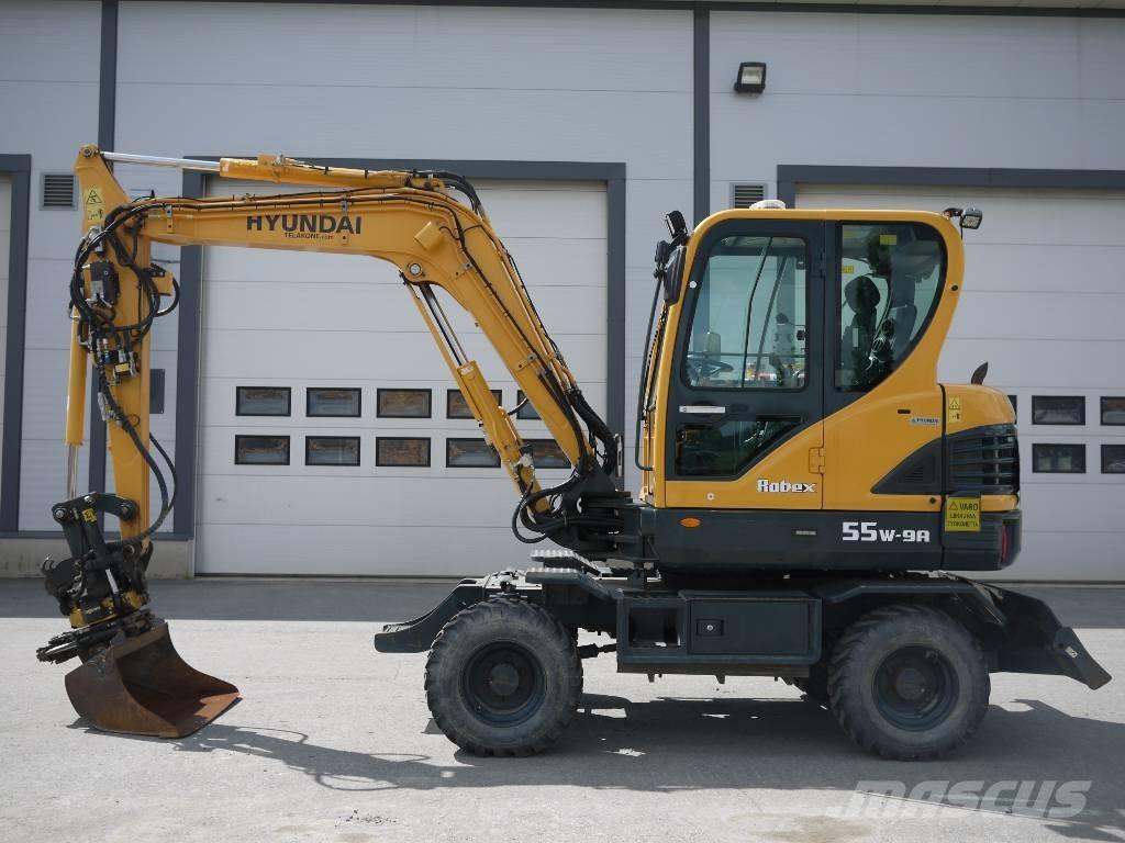 Hyundai R 55W-9A Escavatori gommati