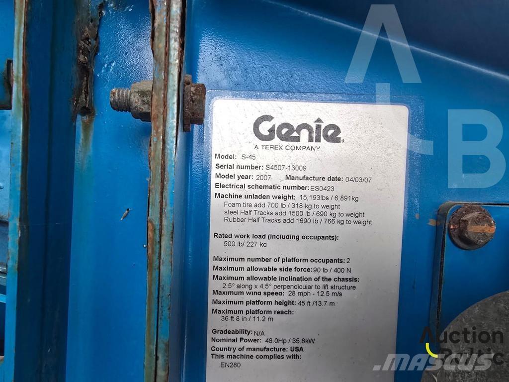 Genie S 45 Piattaforme a braccio articolato