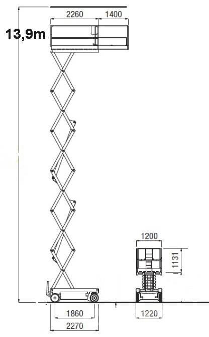 Iteco IT 12122 Piattaforme a pantografo
