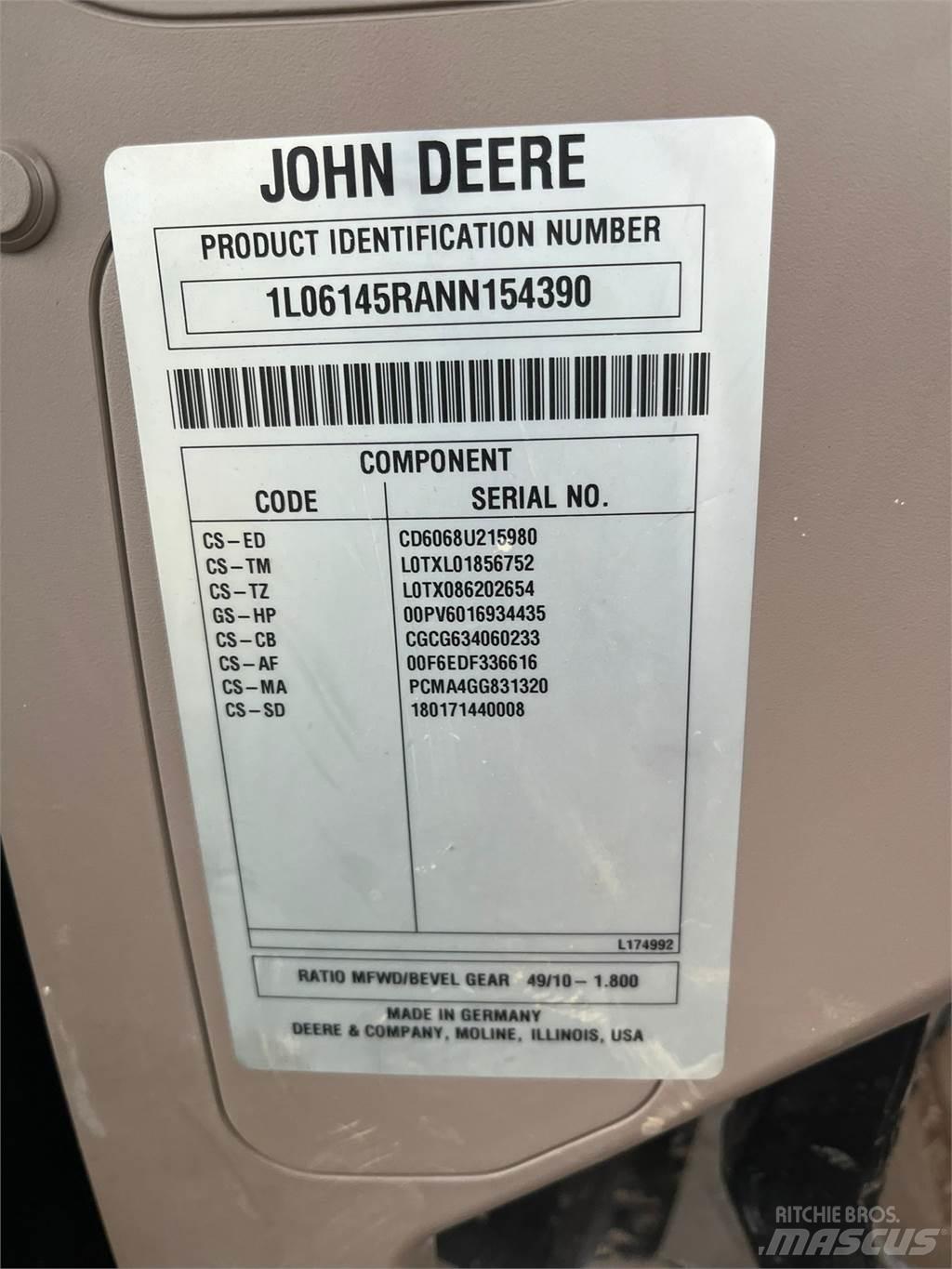 John Deere 6r145 Trattori