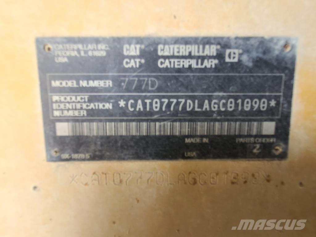 CAT 777D Dumpers articolati