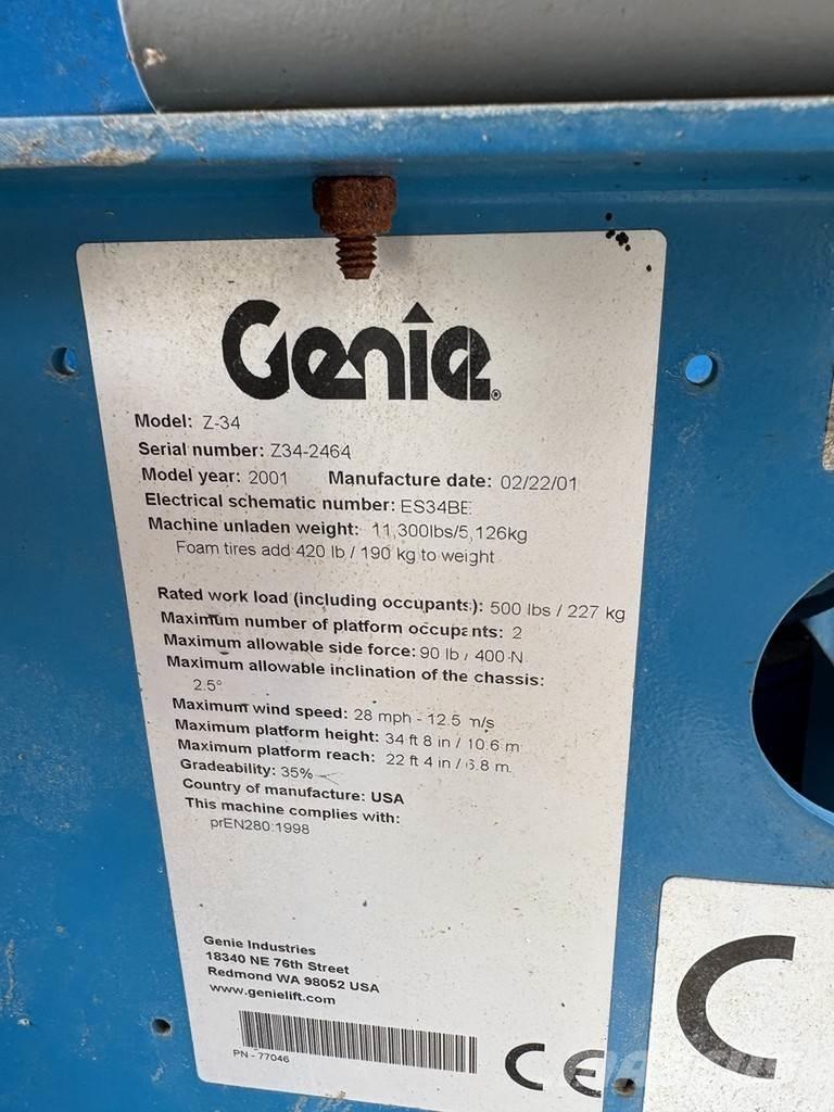 Genie Z34-22 Piattaforme a braccio telescopico