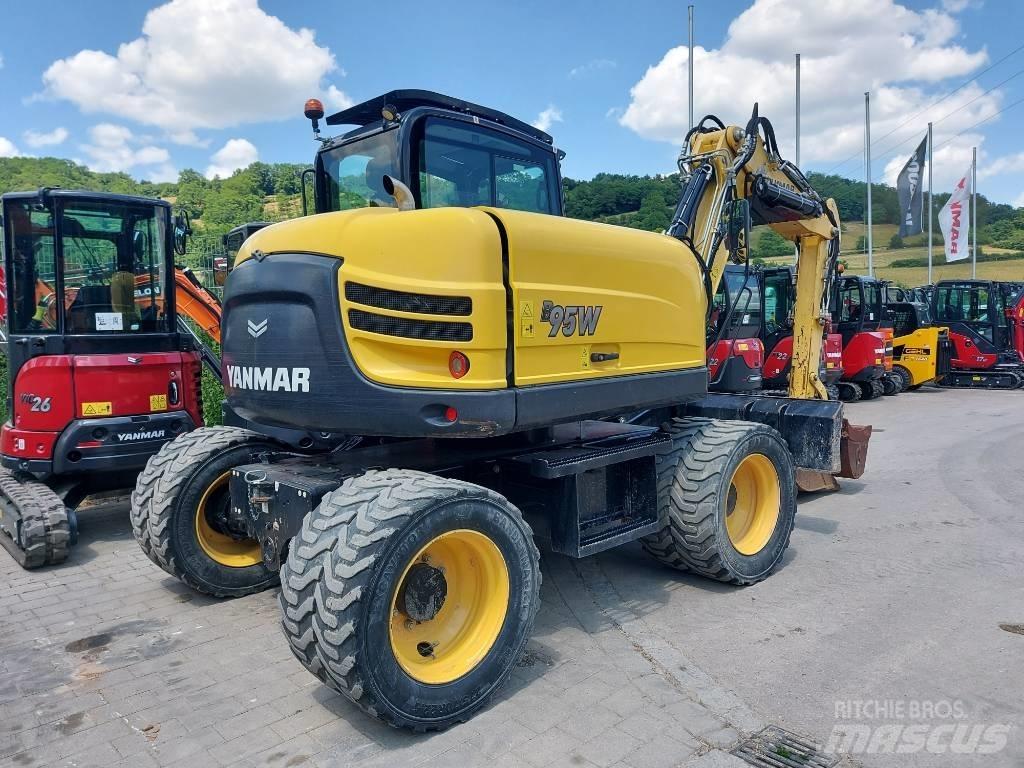 Yanmar B 95 W Escavatori gommati