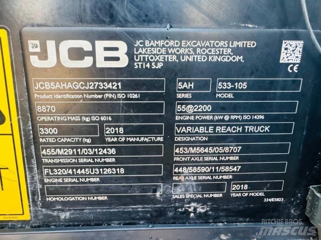 JCB 533-105 Sollevatori telescopici