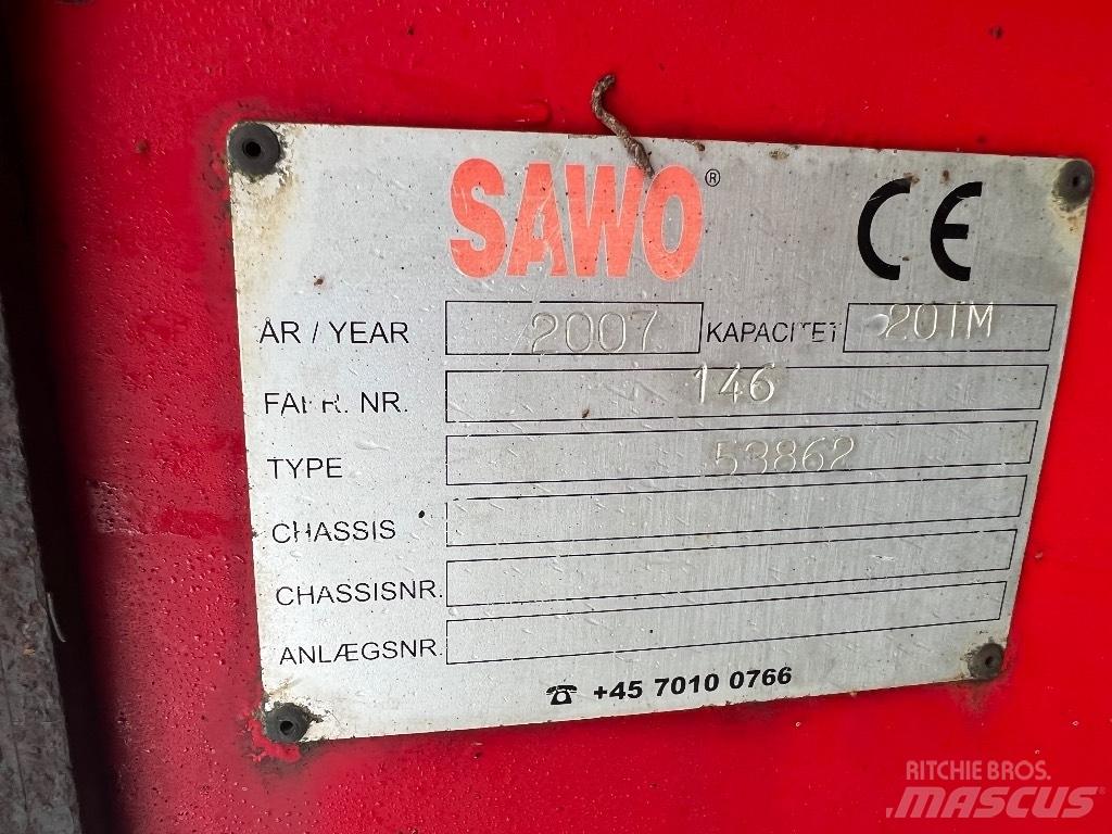 Hiab 20tm Krankonsol Gru da carico