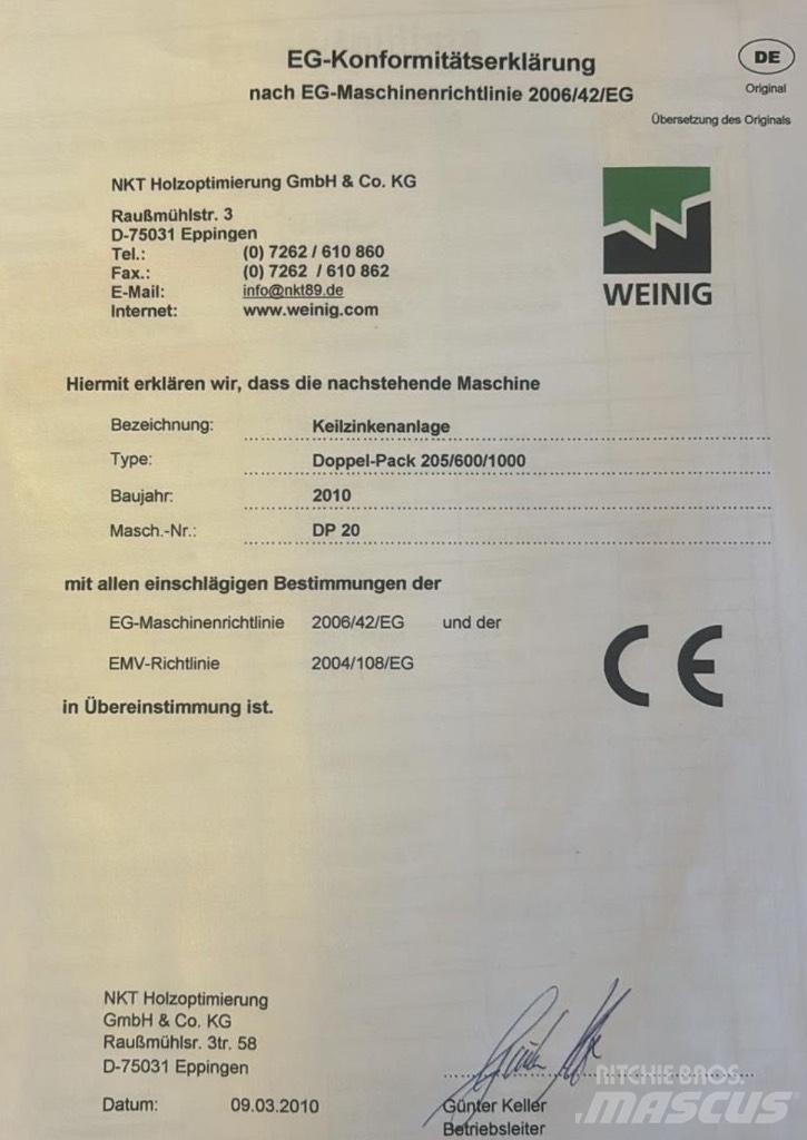  WEINIG Doppel-Pack Segherie