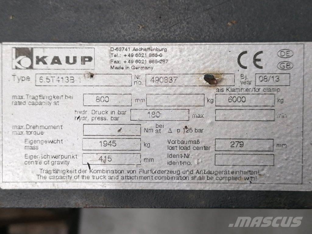 Kaup 6.5T413b-1 Pinze per balle