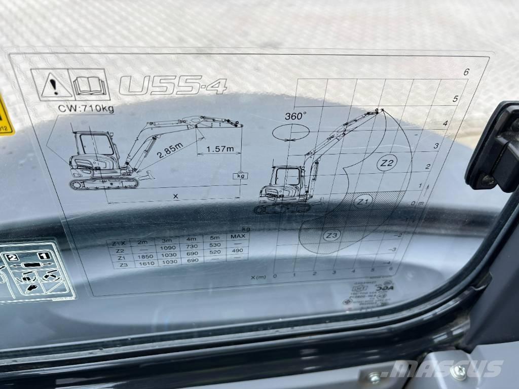 Kubota U 55-4 Miniescavatori