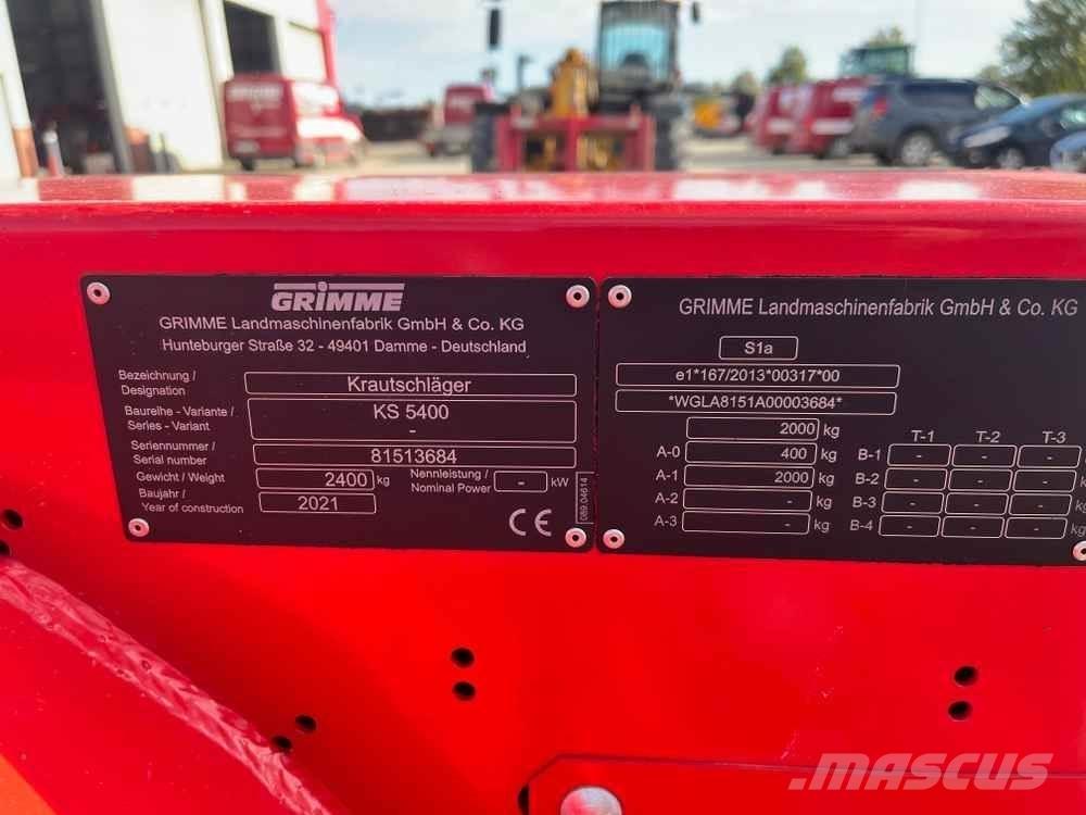 Grimme KS 5400 Attrezzature  raccolta patate - Altro