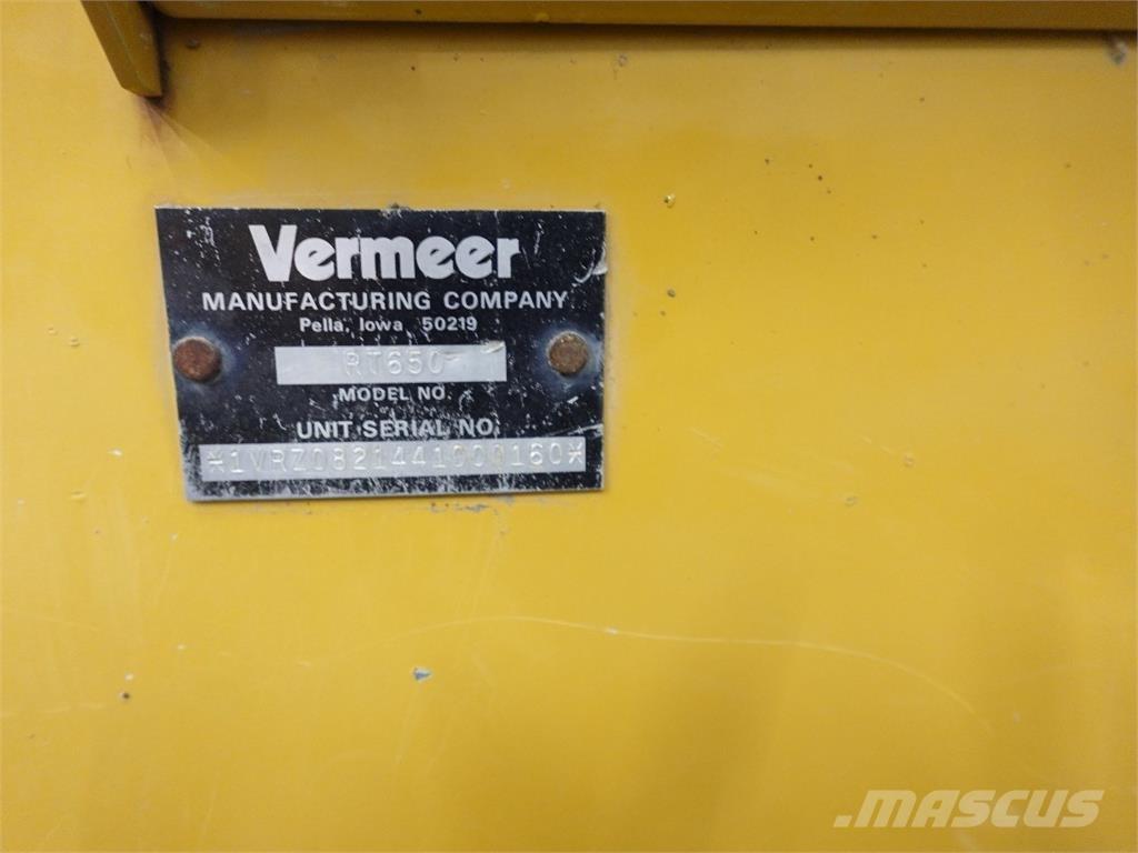 Vermeer RT650 Scavafossi