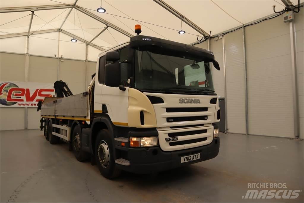 Scania P360 DROPSIDE REAR Gru per terreni difficili