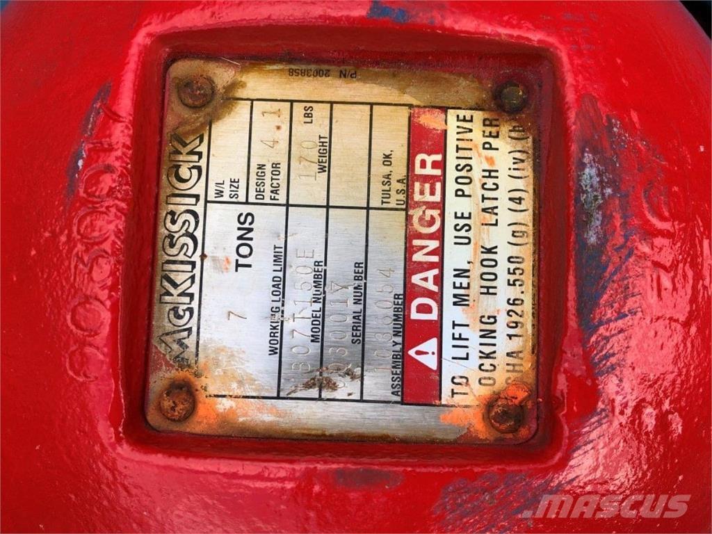  McKissick Parti e equipaggiamenti per Gru