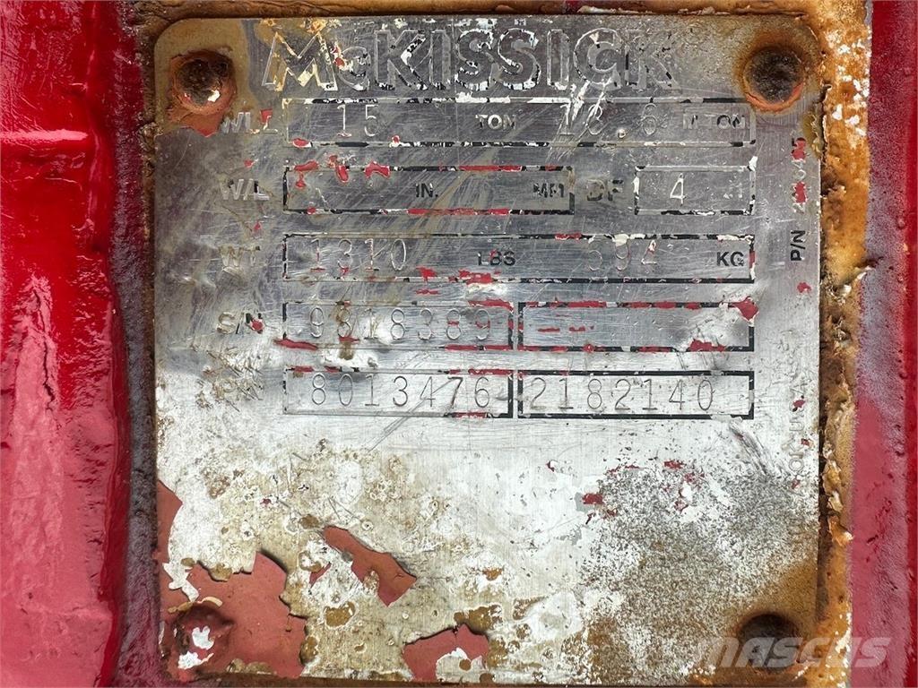  McKissick Parti e equipaggiamenti per Gru