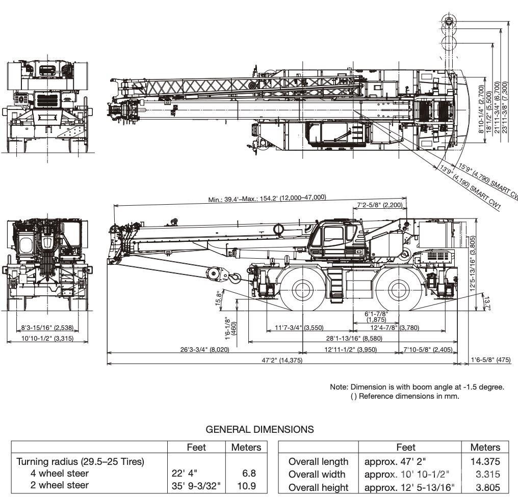 Tadano GR-900XL-4 Gru per terreni difficili
