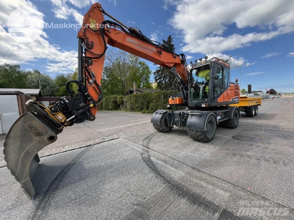 Doosan DX 160 W Escavatori gommati